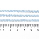天然トパーズクリスタルビーズ連売り  キューブ  多面カット  グレードAAA  2x2x2mm  穴：0.5mm  約190~199個/連  15.47''（39.3センチメートル） G-P514-B02-01-5