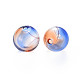 Perle di globo di vetro soffiato a mano trasparente X-GLAA-T012-33A-02-2