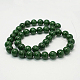 Natur Mashan Jade runde Perlen Stränge G-D263-12mm-XS13-2