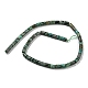 Brins de perles turquoises africaines naturelles (jaspe) G-Q1008-A09-2