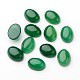 Klasse A natürliche grüne Achat oval Cabochon X-G-L394-04-18x13mm-1