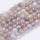 Chapelets de perles en agate à rayures naturelles/agates à bandes X-G-G581-6mm-09-1