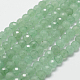 Chapelets de perles en aventurine vert naturel G-D840-29-6mm-2