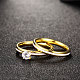Trendy 316L Titanium Steel Cubic Zirconia Couple Rings for Women RJEW-BB06978-6A-4