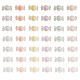 60pcs 6 Farben transparente klare Acrylperlen FACR-CJ0001-09-3