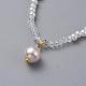 Glass Pearl Beads Pendants Necklaces NJEW-JN02564-03-2