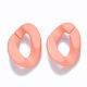 Opaque Spray Painted Acrylic Linking Rings OACR-S036-001B-I02-1