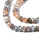 Electroplate Glass Beads Strands EGLA-T020-13A-01-3