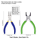 SUNNYCLUE 2 Style Jewelry Pliers Including 6 in 1 Bail Making Pliers Jewelry Bail Pliers & 5inch Nylon Nose Pliers for Jewelry Making Beading Looping Shaping Wire DIY Crafts PT-SC0001-58-2