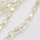 Chapelets de perles en verre électroplaqué EGLA-J013-4X6mm-F26-1