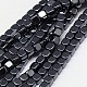Non-magnetic Synthetic Hematite Beads Strands G-J172-4x4mm-04-1