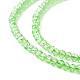 Chapelets de perles en verre transparente   GLAA-C019-01A-25-3
