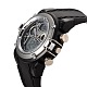 Ohsenブランドのメンズシリコンスポーツの腕時計  高品質30防水ステンレス製の電子時計メートル  ブラック  245x26mm  ウォッチヘッド：41x49x15mm  ウオッチフェス：30.5x30.5mm WACH-N002-03-3