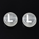 Perles acryliques transparentes lumineuses LACR-N001-52-3