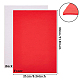 Benecreat 10 pz foglio di schiuma con retro autoadesivo rosso antiscivolo tappetino in schiuma eva con supporto adesivo per porte di mobili 30x21x0.1 cm AJEW-BC0005-62A-C-3