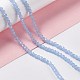 Brins de perles de verre à facettes (32 facettes) GLAA-E037-03B-04-4