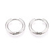 Серьги-кольца из нержавеющей стали 304 EJEW-T048-24A-P-1