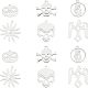 12 шт. 6 подвески из нержавеющей стали 201 STAS-UN0020-22P-1