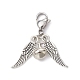 Alloy Wings and Iron Bell Pendant Decoration HJEW-JM01309-02-2