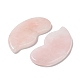 Tablas de gua sha de cuarzo rosa natural G-Q007-02-2