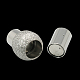 304 fermoirs magnétiques texturés en acier inoxydable avec emembouts à coller STAS-G008-1-3