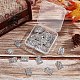 SUNNYCLUE 1 Box 36Pcs Tarot Charms Tarot Cards Charm Rectangle Charm Alloy Metal ouijas Protection Amulet Sun Tarot Card Charms for jewellery Making Charm Necklace Earrings Keychain Adult DIY Supplies FIND-SC0003-55-7