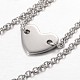 Two Tier Stainless Steel Necklaces NJEW-JN01244-3