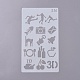 (Clearance Sale)Plastic Drawing Stencil DIY-WH0155-10-1