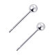 925 Sterling Silver Ball Stud Earrings STER-BC0001-31P-1