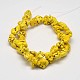 Dyed Nuggets Natural Howlite Beads Strands G-M139-05-A-2