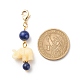 Décorations de pendentif en perles de pierres précieuses naturelles HJEW-JM00711-01-3