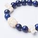 Natural Lapis Lazuli Stretch Bracelets BJEW-JB02788-03-2
