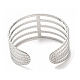 304 Stainless Steel Bangles BJEW-L682-022P-3