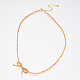 Cubic Zirconia Beaded Necklaces NJEW-K108-03-07-1