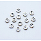 Grado de latón un Diamante de imitación entrepieza de abalorios RSB036NF-05-2