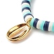Ensemble de bracelets extensibles en perles heishi en argile polymère faits à la main BJEW-JB07335-10