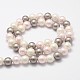 Chapelets de perles en coquille BSHE-L017-07-2