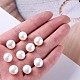Perle di perle d'acqua dolce coltivate naturali di grado aaa PEAR-N020-03A-6