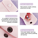 NBEADS 12 Pcs Velvet Jewelry Pouches with Snap Button TP-NB0001-41A-01-4