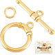 Латуни Переключить застежками KK-BBC0013-60G-1
