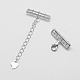 925 Sterling Silver Cubic Zirconia Chain Extender STER-K170-09-5