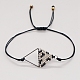 Rhombus Loom Muster Miyuki Saatperlen Armbänder für Frauen BJEW-C011-36L-2