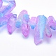 Chapelets de perles de cristal de quartz naturel électrolytique G-P368-06A-3