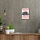 Creatcabin Plaque en métal pour voiture et camion - Décoration murale rétro vintage - Plaque de peinture en fer à suspendre pour la maison AJEW-WH0157-531-6