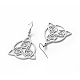 304 Stainless Steel Sailor's Knot Dangle Earrings for Women EJEW-P222-06P-2
