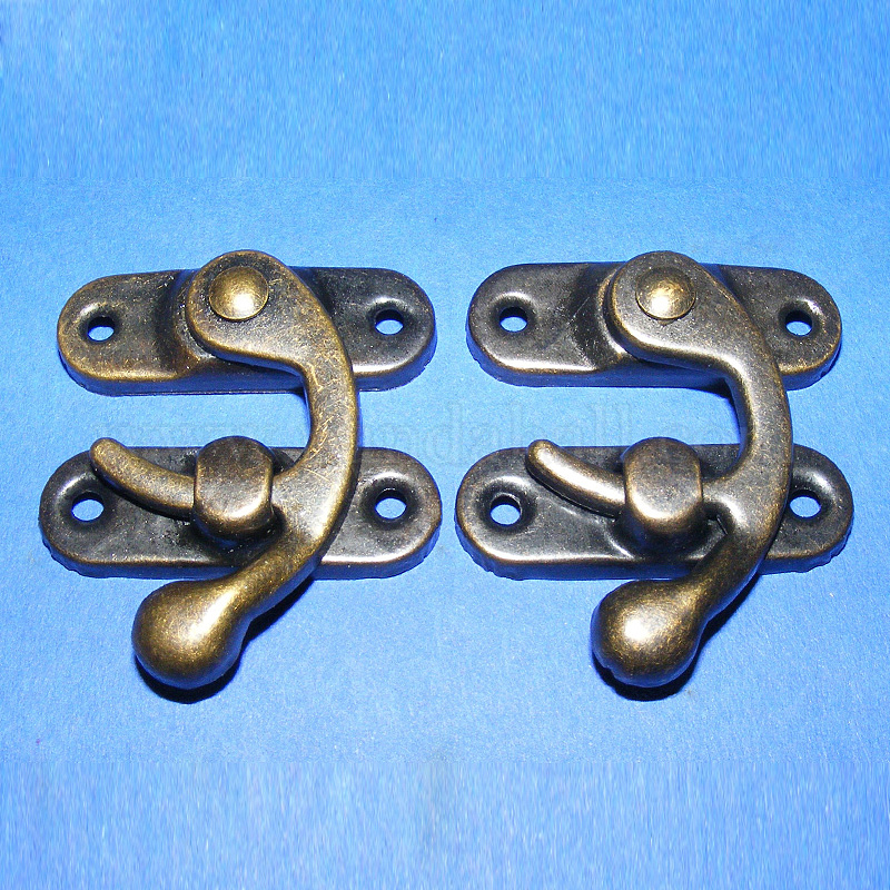 Wholesale Iron Wooden Box Lock Catch Clasps