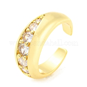 Латунные открытые кольца манжеты RJEW-Q781-08G