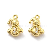 Латунные микро проложить кубического циркония подвески KK-U049-04G-07