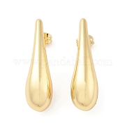 Серьги-гвоздики из латуни для женщин EJEW-G394-26G