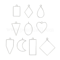 Подвески из сплава с открытой спиной&nbsp;PALLOY-YWC0002-02S